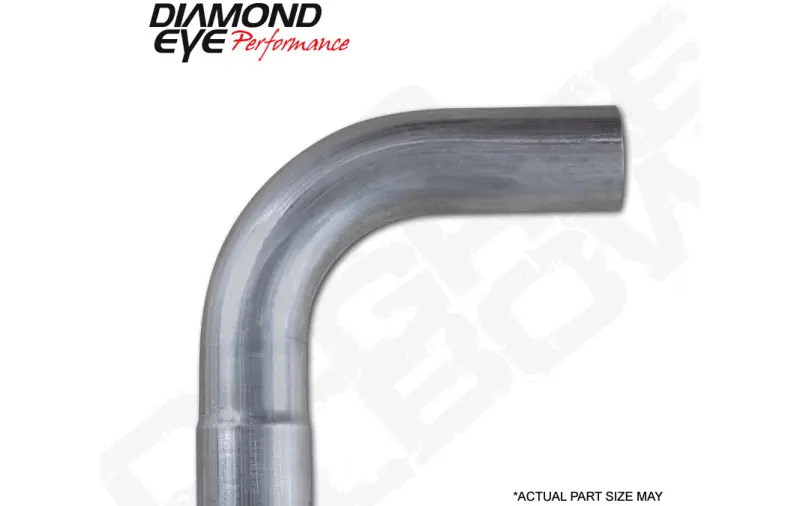 Diamond Eye Elbow 5In 90-Degree 8In Clr Ss 1