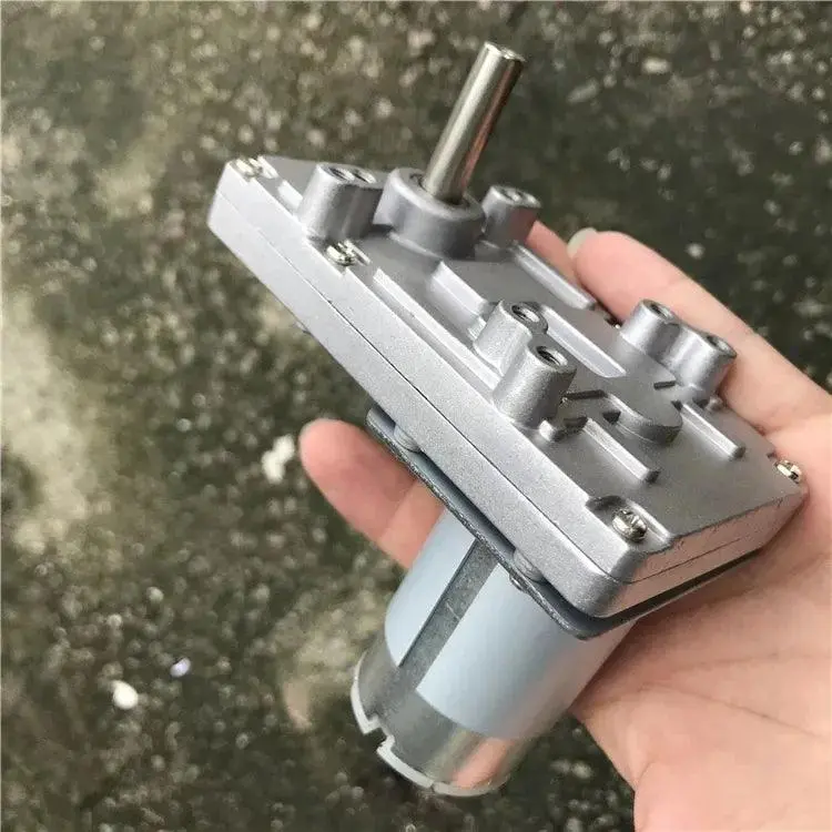 555 Full Metal Gear Motor Reducer Dc 12V 24V Slow Speed 3/40/90/120/200Rpm High Torque Power Moteur Pwm Controller Diy Model (Copy) 1