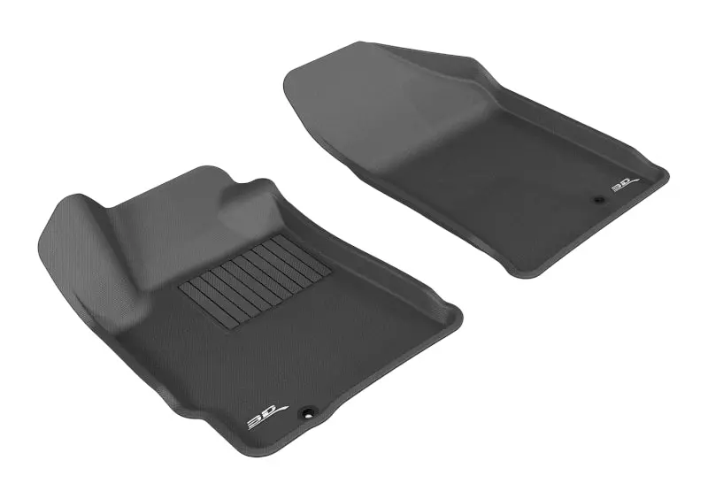 3D Maxpider 2007-2012 Nissan Altima Coupe/Sedan Kagu 1St Row Floormat - Black 1