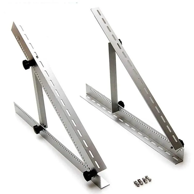 556Mm Triangle Aluminum Solar Panel Roof Mounting Bracket For 100W Solar Panel Carvan Roof 1