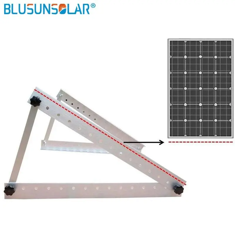 556Mm Triangle Aluminum Solar Panel Roof Mounting Bracket For 100W Solar Panel Carvan Roof 2