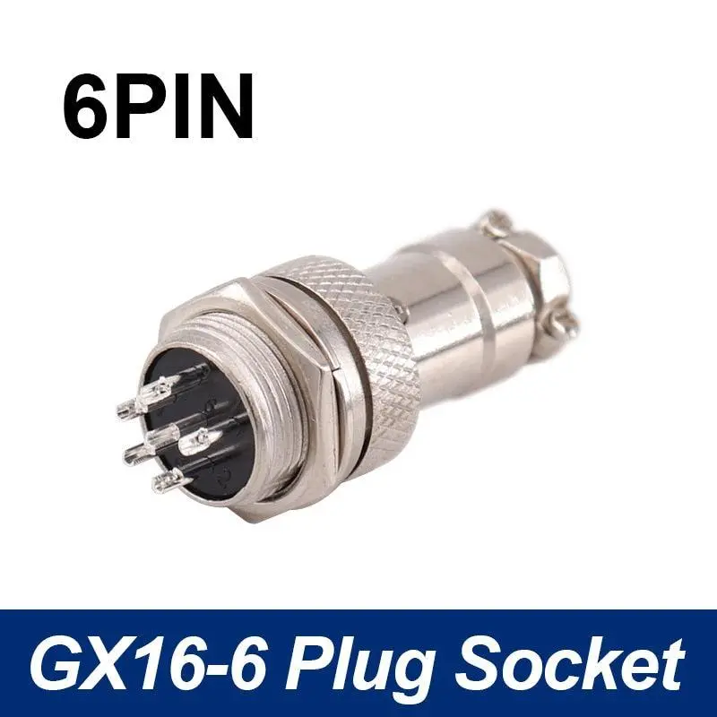 5/8' Gx16 Aviation Cable Connector 2Pin-10Pin Male Plug & Female Socket Connectors 5