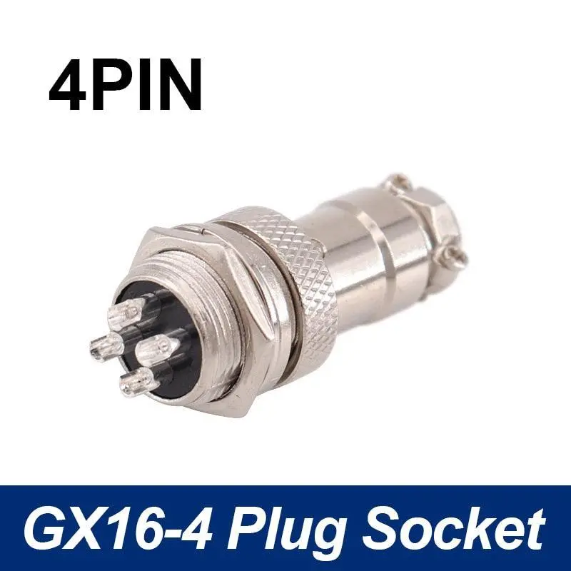 5/8' Gx16 Aviation Cable Connector 2Pin-10Pin Male Plug & Female Socket Connectors 5