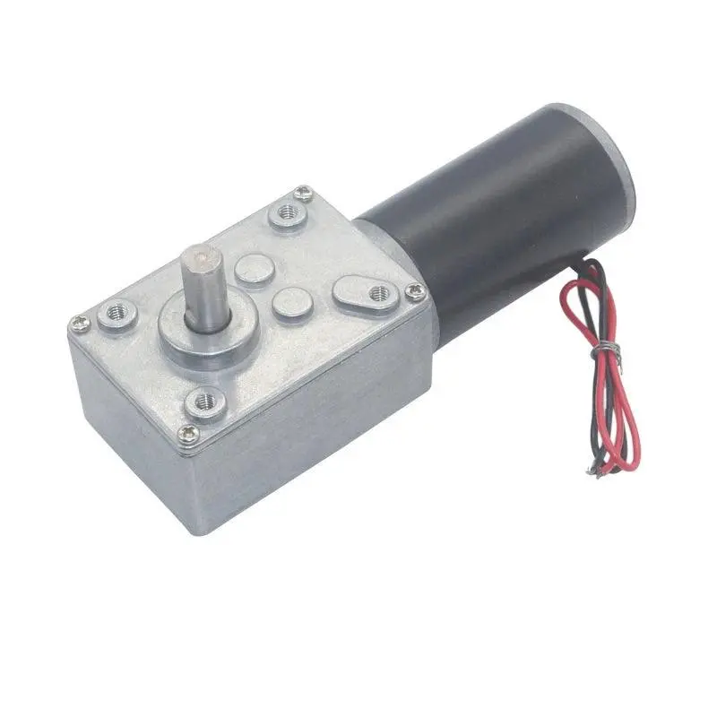 5840-31Zy Dc Worm Gear Motor Reduce 12V 24V Powerful High Torque Electric Motor Reversed Gearbox Door Robot 2