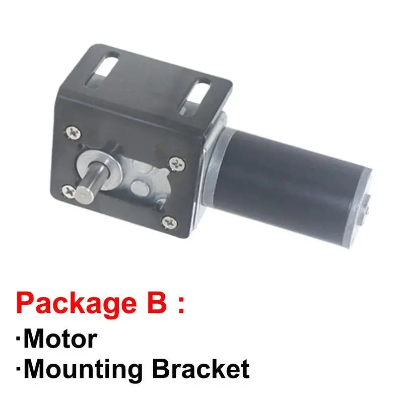 5840-31Zy Dc Worm Gear Motor Reduce 12V 24V Powerful High Torque Electric Motor Reversed Gearbox Door Robot 4