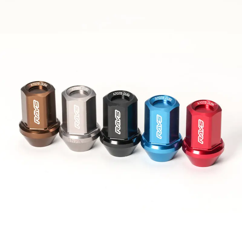 Rays M12x1.25 5 Holes 16Pcs Nut, 4Pcs Lock Nut, 1 Adapter & 1 Lock Nut Key - Chrome 1