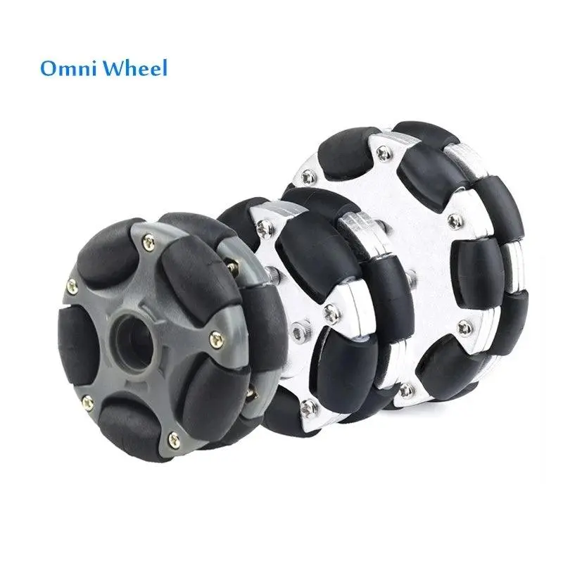 58Mm 82Mm Metal Omni Wheel Robot Ros Omnidirectional Platform Sports Wheels 1