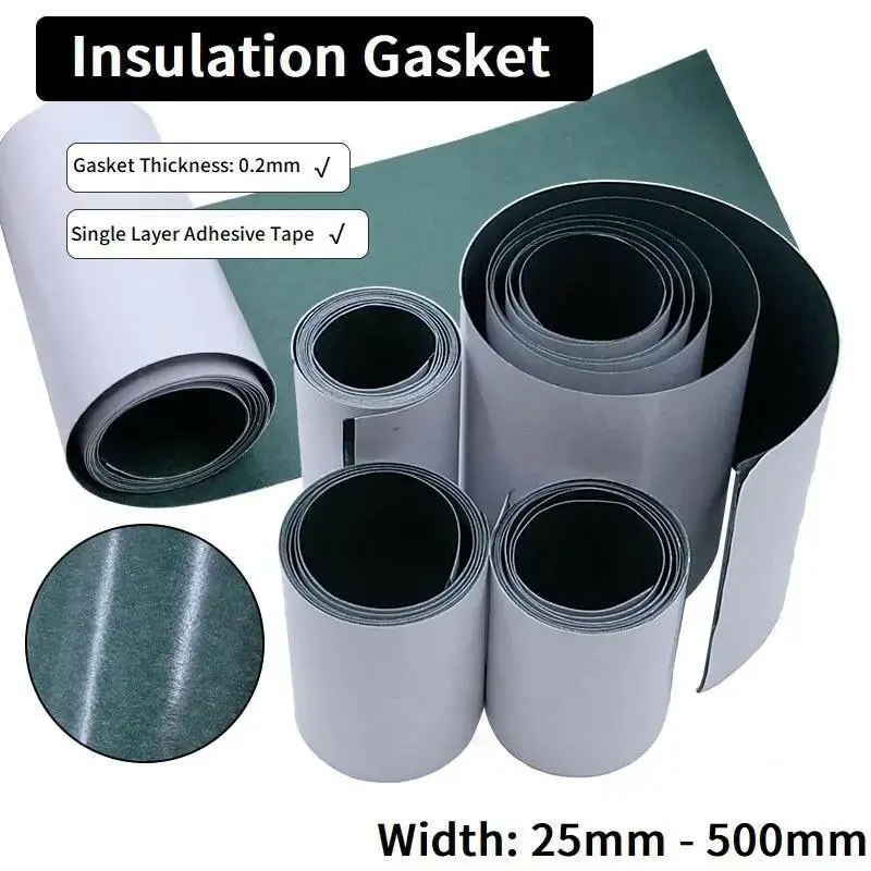 1/3/5M 18650 Battery Insulation Gasket Barley Paper Li-Ion Pack Cell Adhesive Glue Fish Tape Warp Electrode Insulated Pads 1