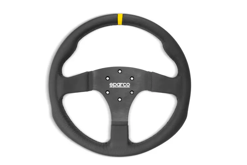 Sparco Steering Wheel R330b Leather W/ Button 1