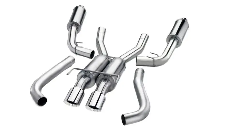 Corsa 2015-2017 Ford Mustang Gt 5.0 3In Cat Back Exhaust Polish Quad Tips (Xtreme) 1