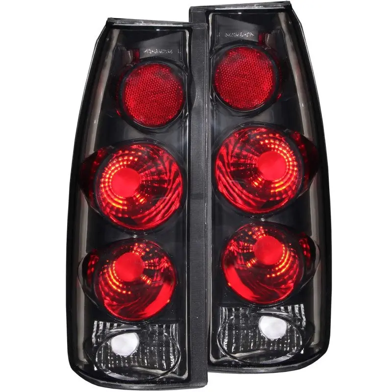 Anzo 1999-2000 Cadillac Escalade Taillights Dark Smoke 3D Style 1
