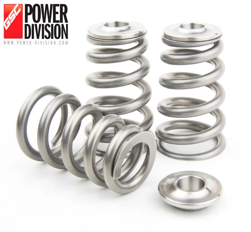 Gsc P-D Toyota 2Jz-Gte Single Conical Valve Spring And Ti Retainer Kit 1