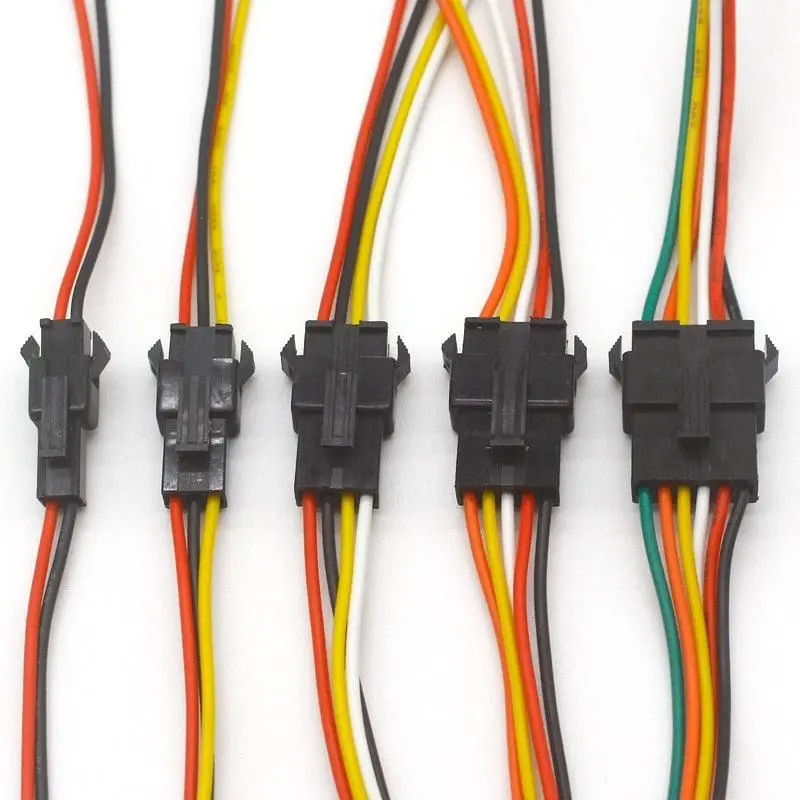 5Pair~100Pairs 3Pin 4Pin 5Pin 6Pin Jst Led Connectors,Male And Female Connector For 3528 5050 Rgb Rgbw Rgbww Led Strip Light 1