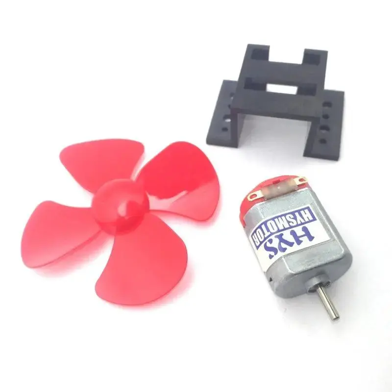5Pcs Micro 130 Dc Motor Fan Propeller Set 3V 16500Rpm High Speed Moter Diy Wind Boat Fan Boat Car Model Toy Engine 1