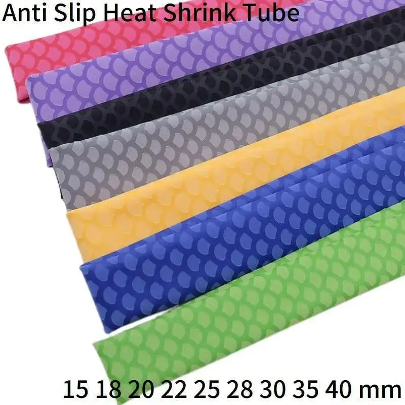 1/3/5Piece Non Slip Heat Shrink Tube Fishing Rod Wrap Anti Skid Bicycle Handle Insulation Protect Racket Grip Waterproof Cover 1