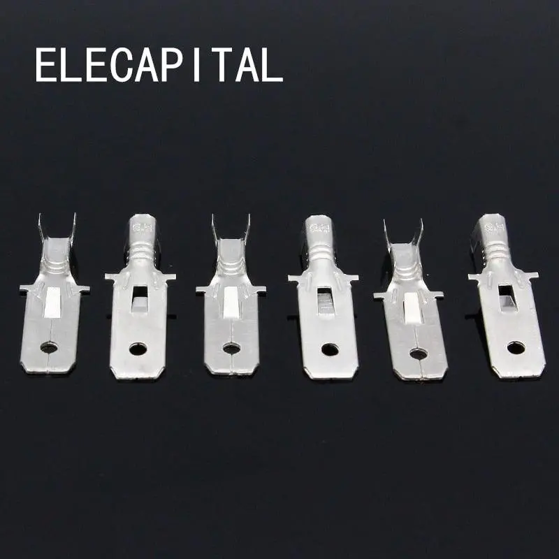 6.3Mm Crimp Terminal Male Spade Connector 1