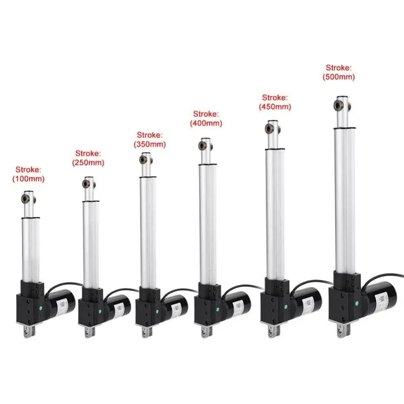 6000N Dc Linear Actuator 12V 24V Telescopic Rod Stroke 30Mm 50Mm Electric Mini Lineal Actuador 12 Volt Thrust Lift Window Opener 1
