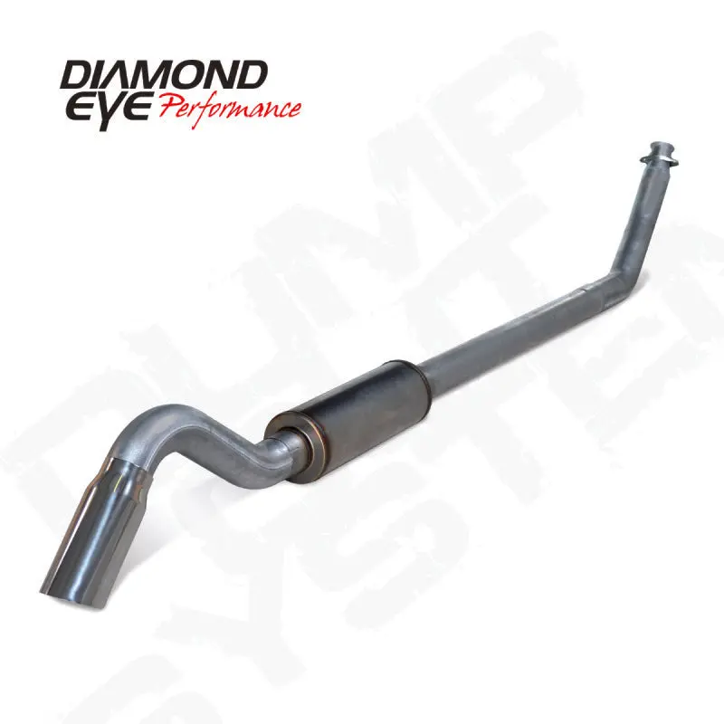 Diamond Eye 4In Ss Turbo Back Sgl Dump Out 98.5-02 Dodge Including Tip 1