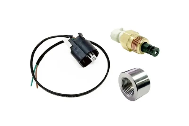 Torque Solution Fast Response Sd Iat Sensor Kit Gm Style Iat Sensor W/ Pigtail & Stainless Weld Bung 1