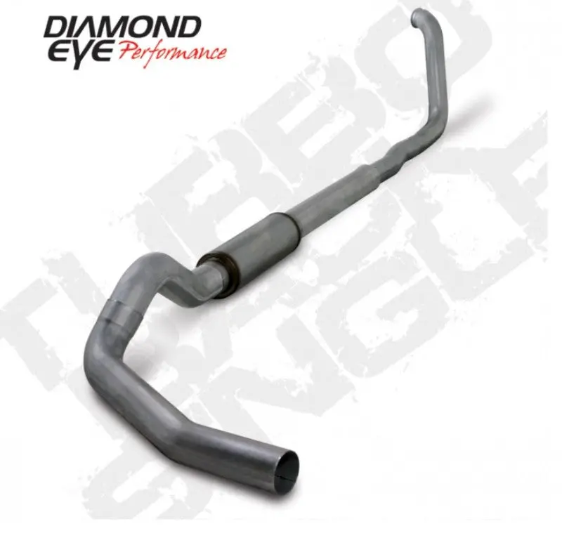 Diamond Eye Kit 5In Turbo Back Sgl Ss: 00-03 Ford 7.3L F250/F350 1