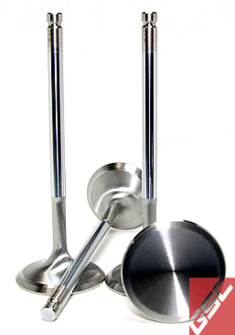 Gsc P-D 2015+ Subaru Fa20f Wrx Chrome Polished Exhaust Valve - 30Mm Head +1Mm - Set Of 50 1