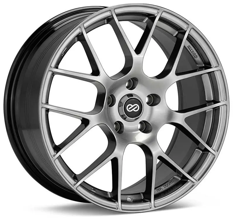 Enkei Raijin 18X8 35Mm Offset 5X100 Bolt Pattern Hyper Silver Wheel 1