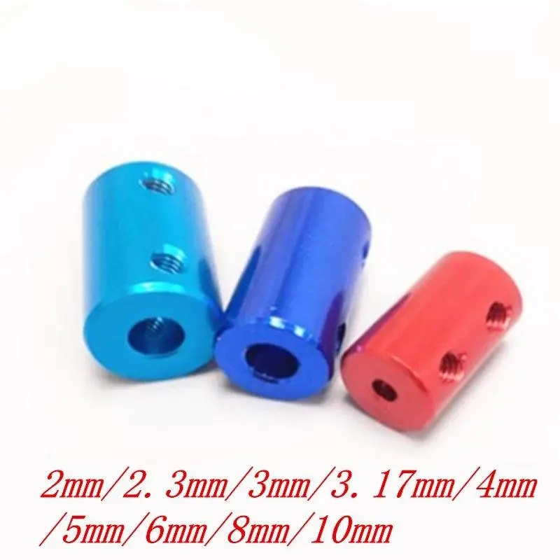 6Pcs Aluminum Coupling Bore 1Mm 2Mm 3Mm 3.17Mm 4Mm 5Mm 6Mm 3D Printer Parts Shaft Coupler Screw For Stepper Motor Accessories 1