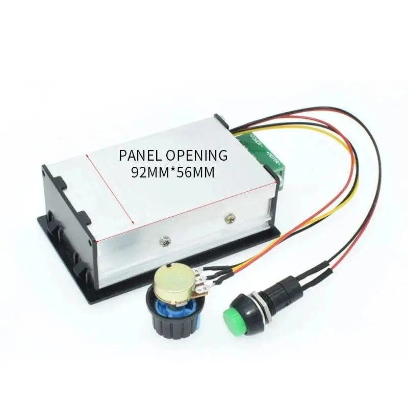 6V 12V 24V 36V 48V Dc Motor Controller Digital Led Display Pwm Speed Pause Start Dc 6V-60V 30A Control Potentiometer Switch 2