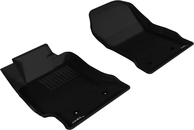 3D Maxpider 2013-2019 Toyota/Subaru/Scion Fr-S Kagu 1St Row Floormat - Black 1