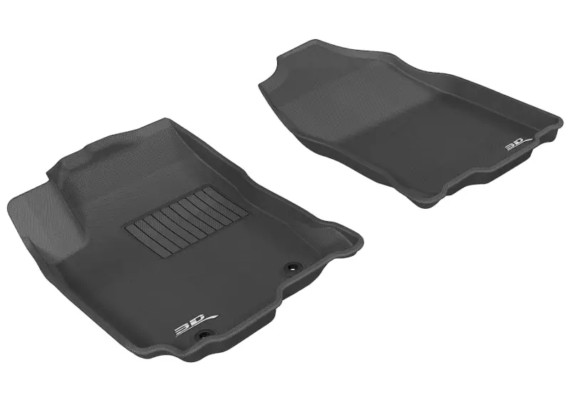 3D Maxpider 2013-2018 Toyota Rav4/Rav4 Hybrid Kagu 1St Row Floormat - Black 1