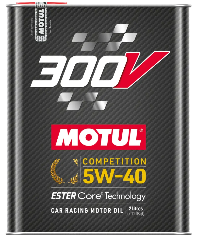 Motul 2L Synthetic-Ester Racing Oil 300V Competition 5W40 10X2l 1