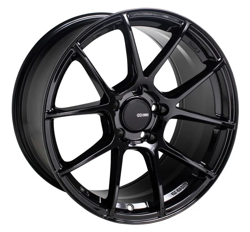Enkei Ts-V 18X8.5 5X120 38Mm Offset 72.6Mm Bore Gloss Black Wheel 1