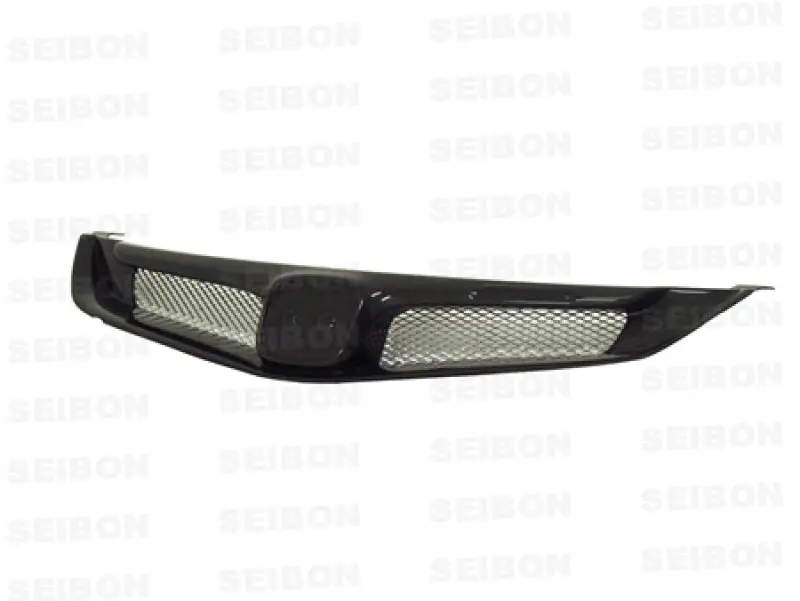 Seibon 06-10 Honda Civic 4Dr Jdm / Acura Csx Mg-Style Carbon Fiber Grill 1