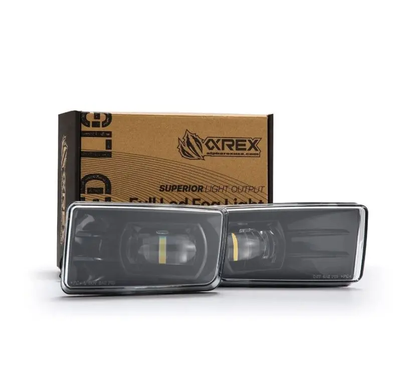 Alpharex 07-13 Chevrolet Silverado/04-17 Tahoe Doubletap Dual Color Led Proj Fog Lights - Wt/Ambr 1