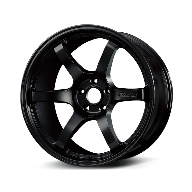 Gram Lights 57Dr 19X9.5 +25 5X114.3 Semi Gloss Black Wheel 1