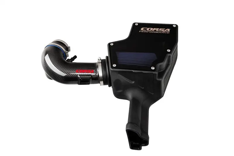 Corsa 2018-2023 Ford Mustang Gt 5.0L V8 Carbon Fiber Air Intake W/ Oiled Air Filter 1