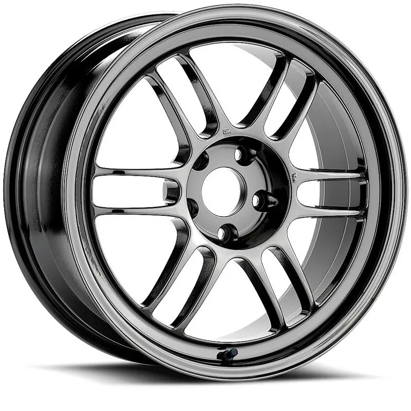 Enkei Rpf1 16X7 4X100 43Mm Offset 73Mm Bore Black Wheel  Miata 4-Lug / 02-06 Mini /  Honda & Acura 4 1