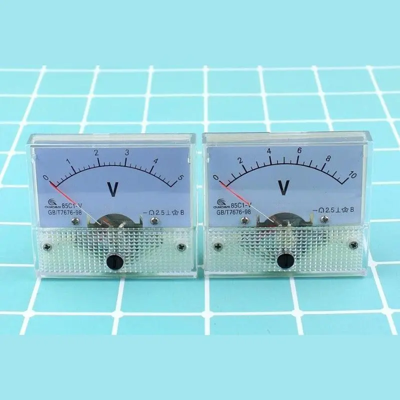 85C1 V Dc Pointer Voltmeter  Meter Plate Table  85C1-V Series|  1V Up To 500V 1