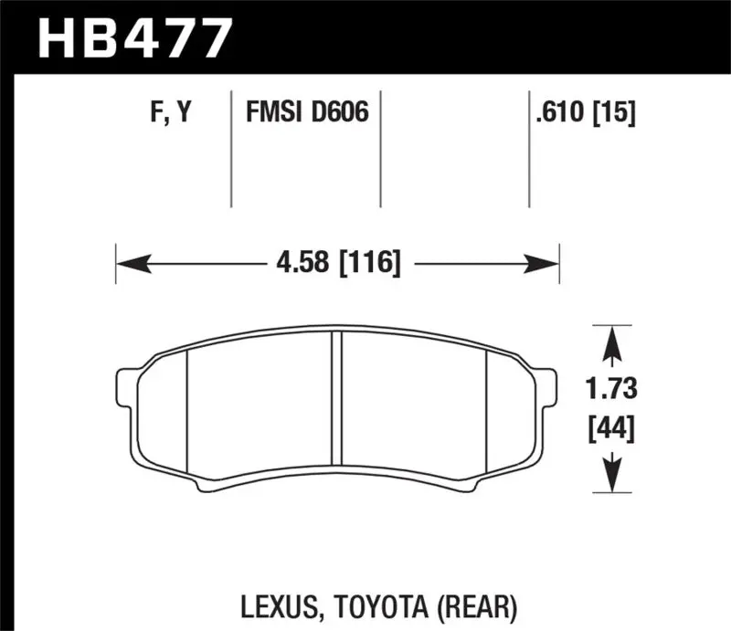 Hawk Lts Street Brake Pads 1