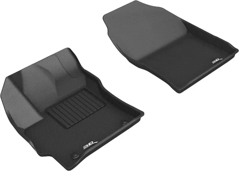 3D Maxpider 2019-2020 Toyota Corolla Hatchback Kagu 1St Row Floormats - Black 1