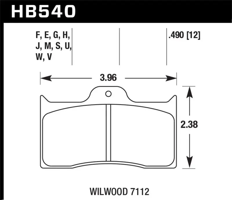 Hawk Wilwood Dtc-30 Brake Pads 2