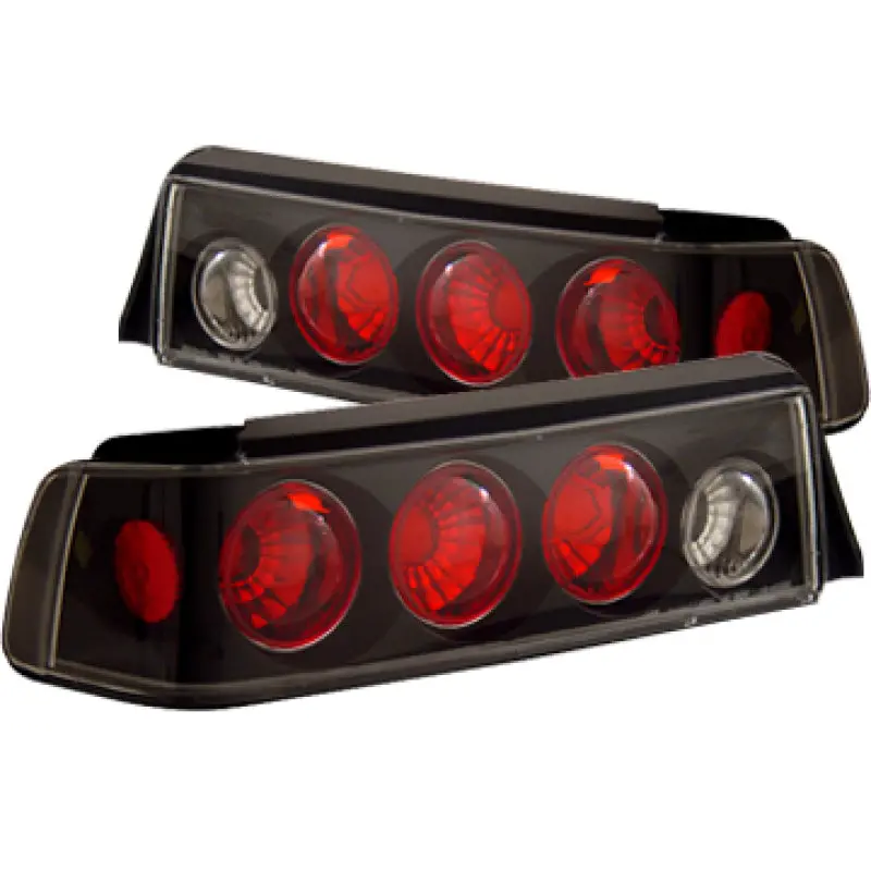 Anzo 1988-1991 Honda Civic Taillights Black 1