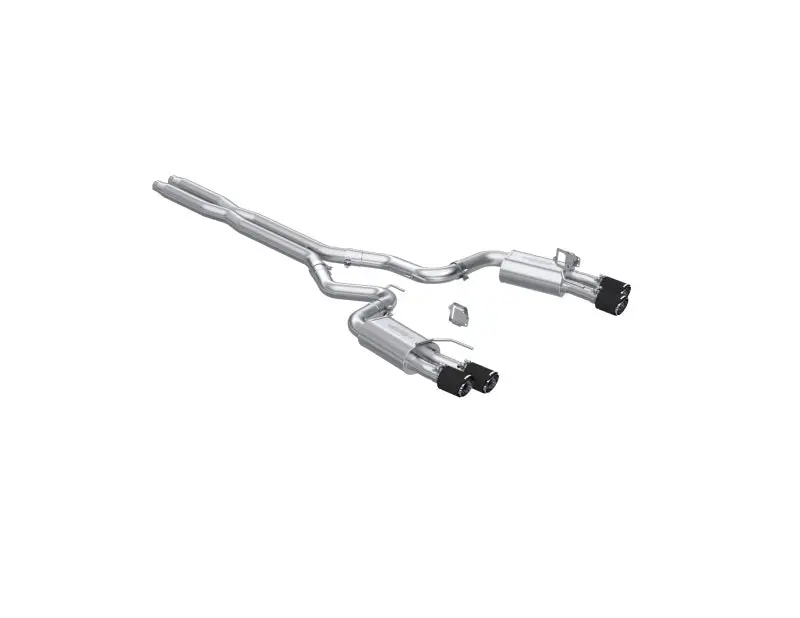 Mbrp 2024+ Ford Mustang Gt Armor Pro 3In Steet Profile Catback Exhaust - Carbon Fiber Tips 1