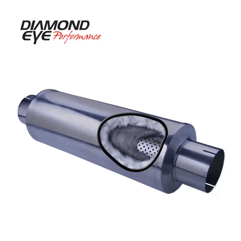 Diamond Eye Mflr 5Inid Sgl In/Sgl Out 7India X 24In Body 30In Length Perf Slotted Ends 409 Ss 1