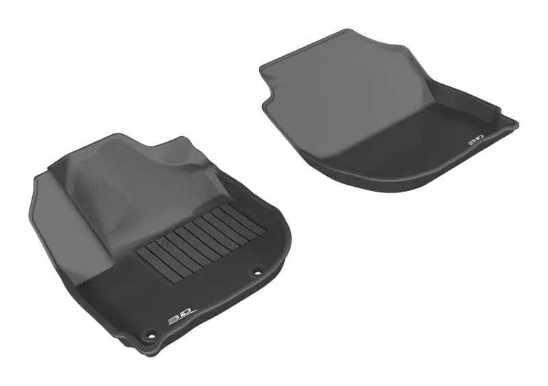 3D Maxpider 2015-2020 Honda Fit/Hr-V Kagu 1St Row Floormat - Black 1