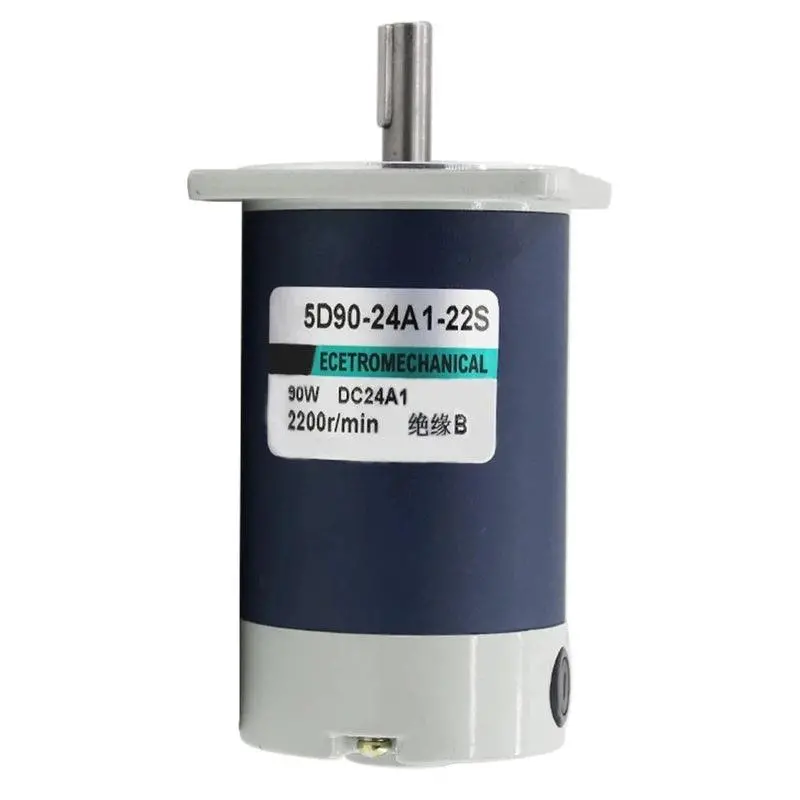 90W Dc Permanent Magnet Motor 12V 24V 1800Rpm 3000Rpm High Speed Torque Forward Reverse Pwm Adjustable Motor Automated Control 1