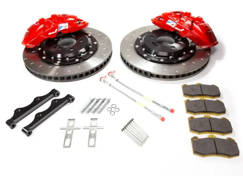 Alcon 2015+ Bmw M3 F80 380X32mm 4 Piston Rear Brake Upgrade Kit - Red 2