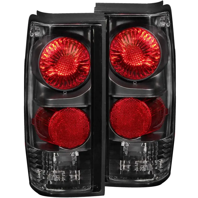 Anzo 1982-1994 Chevrolet S-10 Taillights Black 1