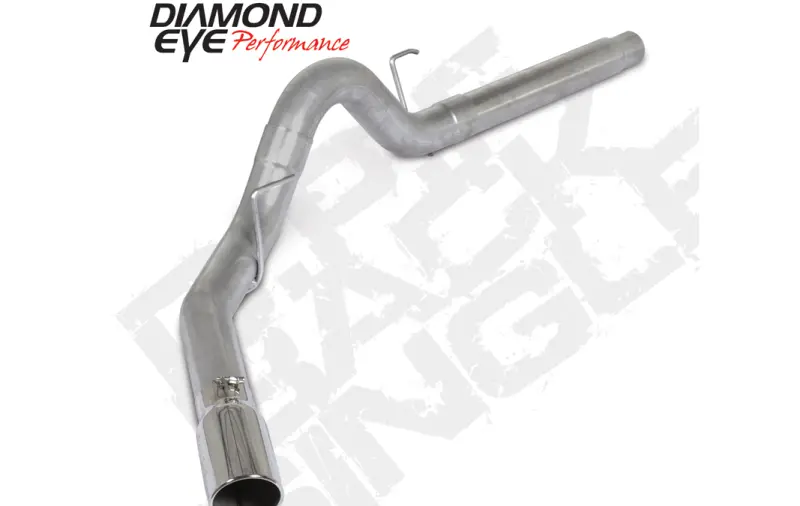 Diamond Eye 18-19 Ford 3.0L Powerstroke F150 - 4In Aluminized Dpf Back Exhaust Kit W/ Tip 4512Bra-De 1