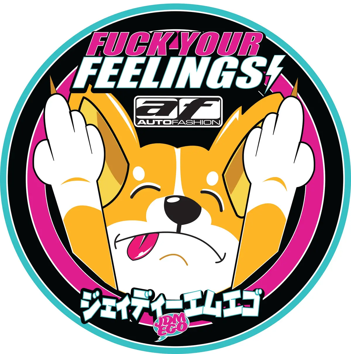 Af X Jdmego Stickers 1